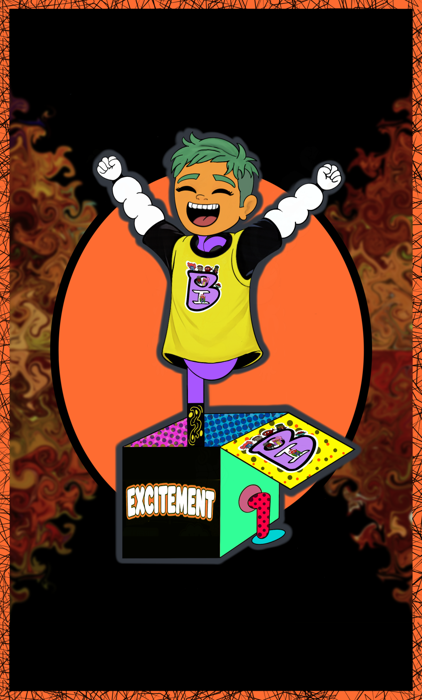 Excitement character card